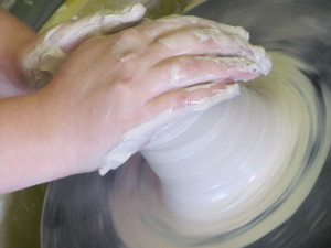 Link to video of Professor Tim Van Beke demonstrating how to use the pottery wheel. https://www.shuspectra.com/wp-content/uploads/2013/09/IMG_0179.mov