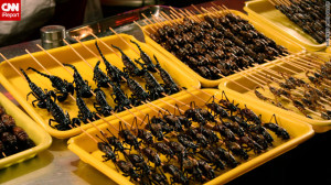 Bugs ready to be served and eaten. (CNN)