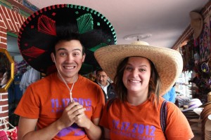 Senior, Gabriel Murley (left), and junior, Katrina Majeske (right) are the founders of the official Spanish Club. (Photo Amanda Shawver) 