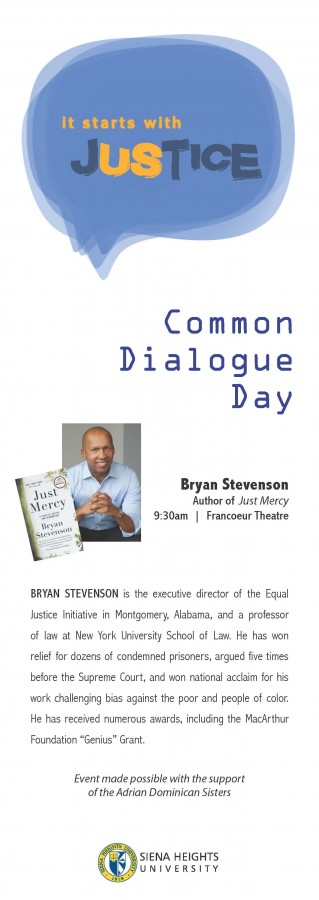 Stevenson Inspires in Common Dialogue Day Speech