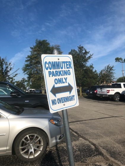 Commuter students at Siena Heights University.