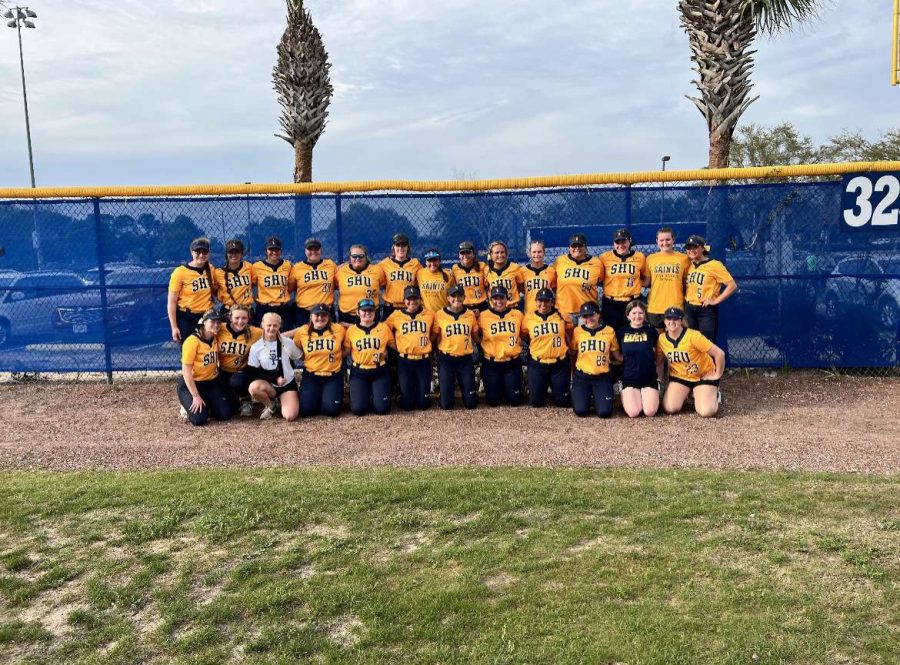 Saints Softball Squad Uses Motto for Motivation