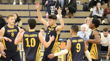 Siena Heights Mens Volleyball Highlights vs Olivet